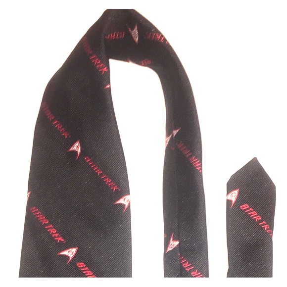 Ralph Marlin Other - Ralph Marlin Black Star Trek Necktie Ralph Marlin Other - Ralph Marlin Black Star Trek Necktie